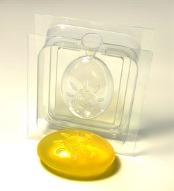 Солнышко 3D (стор. А) форма пластиковая - фото 7122