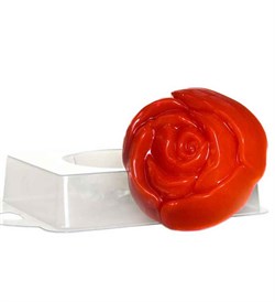 Роза чайная форма пластиковая - фото 7608