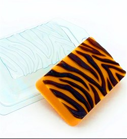 Тигровый окрас форма пластиковая - фото 8964