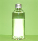 Флакон прозрачный пластик с алюминиевой крышкой 200мл