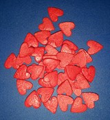Посыпки Сердечки красные Большие 10г