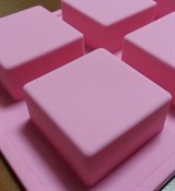 Квадрат 5*5*2,5см (1шт.) силиконовая форма