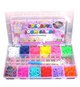 Сolorful Loom bands набор резинок для плетения 2200 шт.в пластик.коробке Сolorful Loom bands набор резинок для плетения 2200 шт.в пластик.коробке
