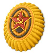 Кокарда форма пластиковая