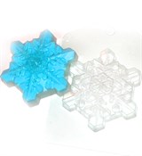 Снежинка кристальная форма пластиковая