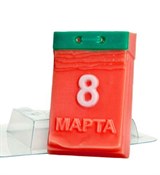 Календарик 8 Марта форма пластиковая