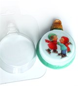 Шар Плоский форма пластиковая