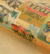 Бумага упаковочная с рисунком 21*30см