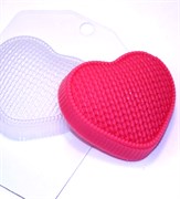 Сердце вязаное форма пластиковая