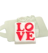 Квадрат LOVE форма пластиковая