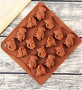 Кошки mini силиконовая форма