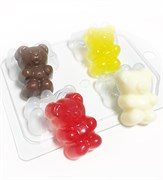 Мишки мармеладные мини форма пластиковая