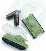 Танк Т-34 МИНИ форма пластиковая
