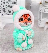 Тигрёнок новогодний 3D силиконовая форма