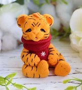 Тигрёнок в шарфе 3D силиконовая форма