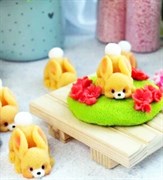 Зайчик (мини) 3D силиконовая форма