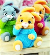 Зайчик Лапыш 3D силиконовая форма