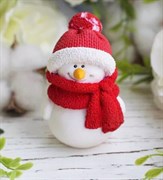 Снеговик в шапке и шарфе 3D силиконовая форма